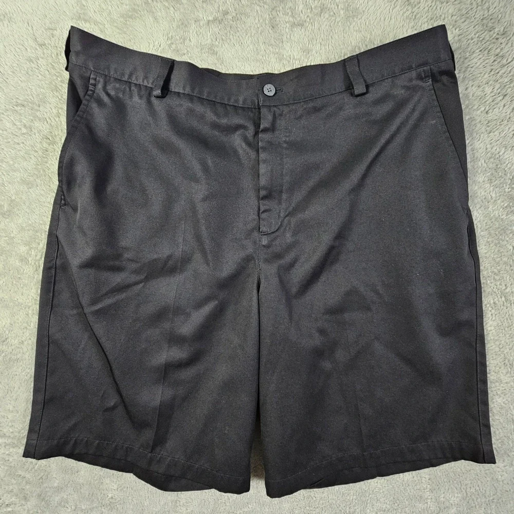 Nike Golf Shorts Fit Dry Black Men's‎ 38 Flat Front Athletic Performance Comfort